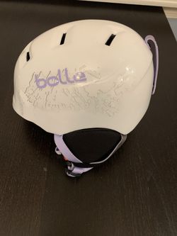 Kids / Child / Girls Snowboarding Snowboard Ski Snow Helmet White -  Size XS (49-54cm)