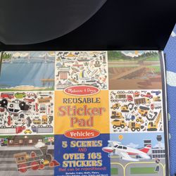 Melissa And Doug Reusable Sticker Pad Portfolio 