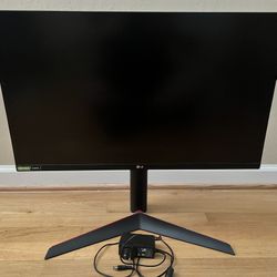 LG 27” 2560x1440p 144hz Gaming Monitor 27GL83A