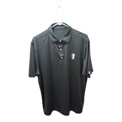 USAG Men's Golf Polo Shirt Black