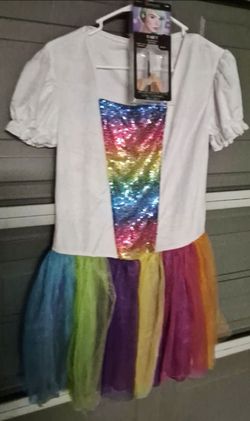 Women's Rainbow 🌈 dress Halloween costume