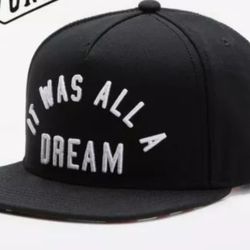 It Was All A Dream Flat Brim Snapback Hat 