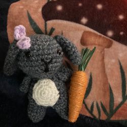 Mini Crochet Bunny Amigurumi