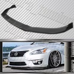 Matt Black Front Bumper Body Kit Spoiler Lip For 2013-2015 Nissan Altima Sedan