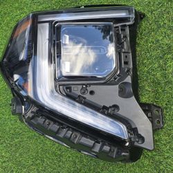GMC Sierra 1500 Headlamp 2022 2023 2024 2025 Right Side (Passenger) OEM LED 