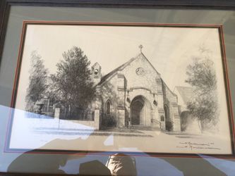 Kerrville Catholic Church limited edition(55 of 100) Grant Macdonald