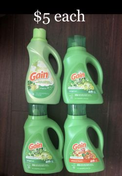 Gain Liquid Soap or Fabric Softner $5 each