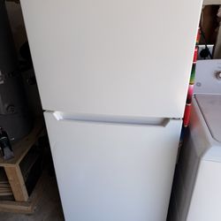 Small White Fridge And Freezer 59”H x 23”W X 26”D
