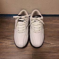 Burnswick Mens Vapor White/Black Bowling Shoes Size 9