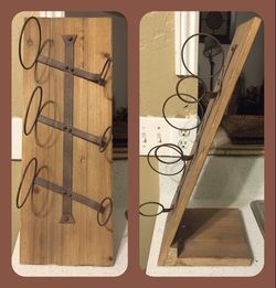 Wooden wine rack