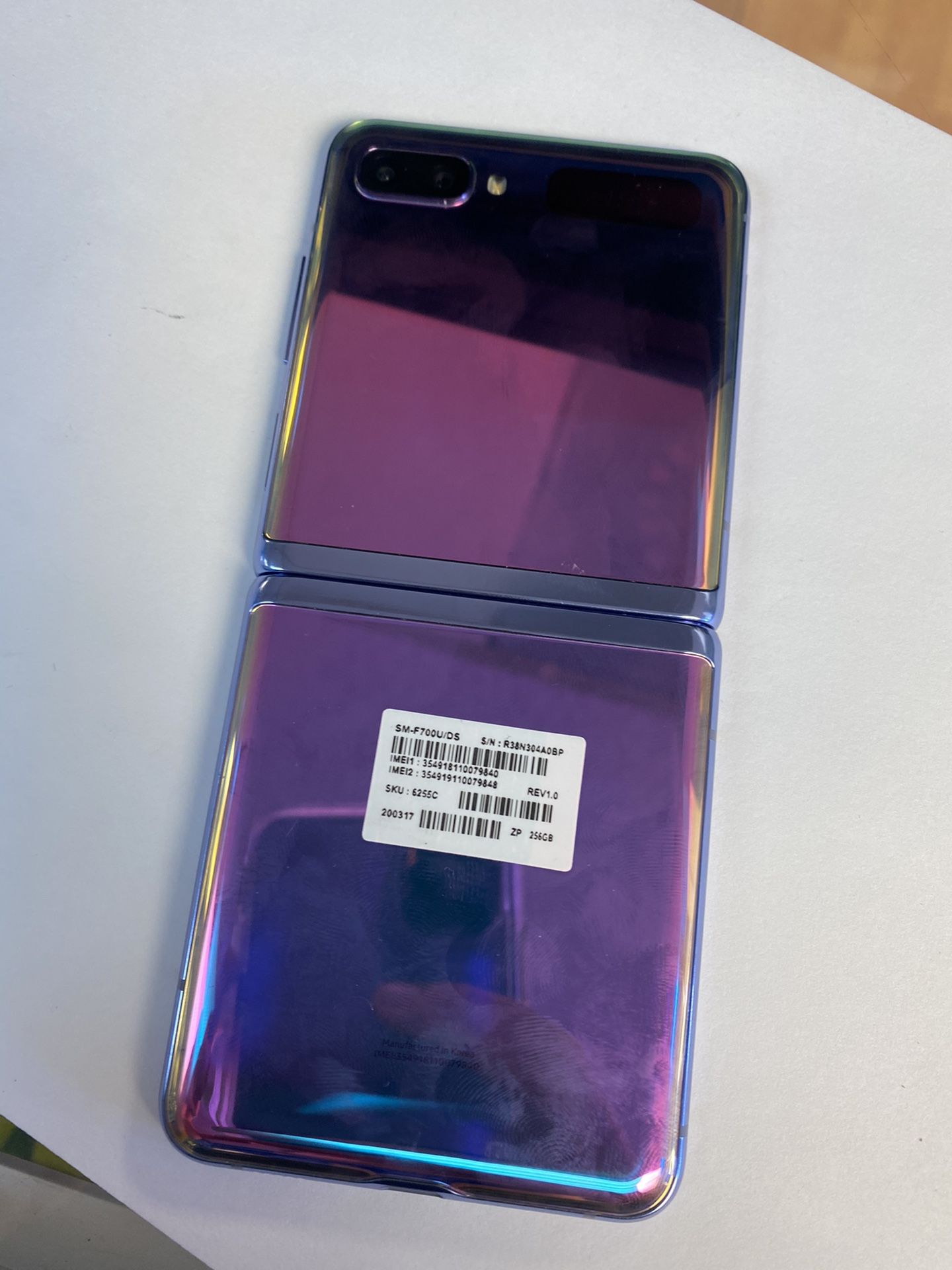 Galaxy Z FLIP no power doesn’t turn on