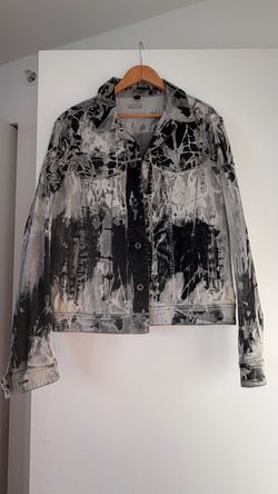 Diesel Black Gold Bleached Denim Jacket (Italian Size 50 = US Men’s Size L)