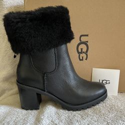 New Ugg’s Woman’s Lupine Fashion Boots Size 7 And 9.5 Black 