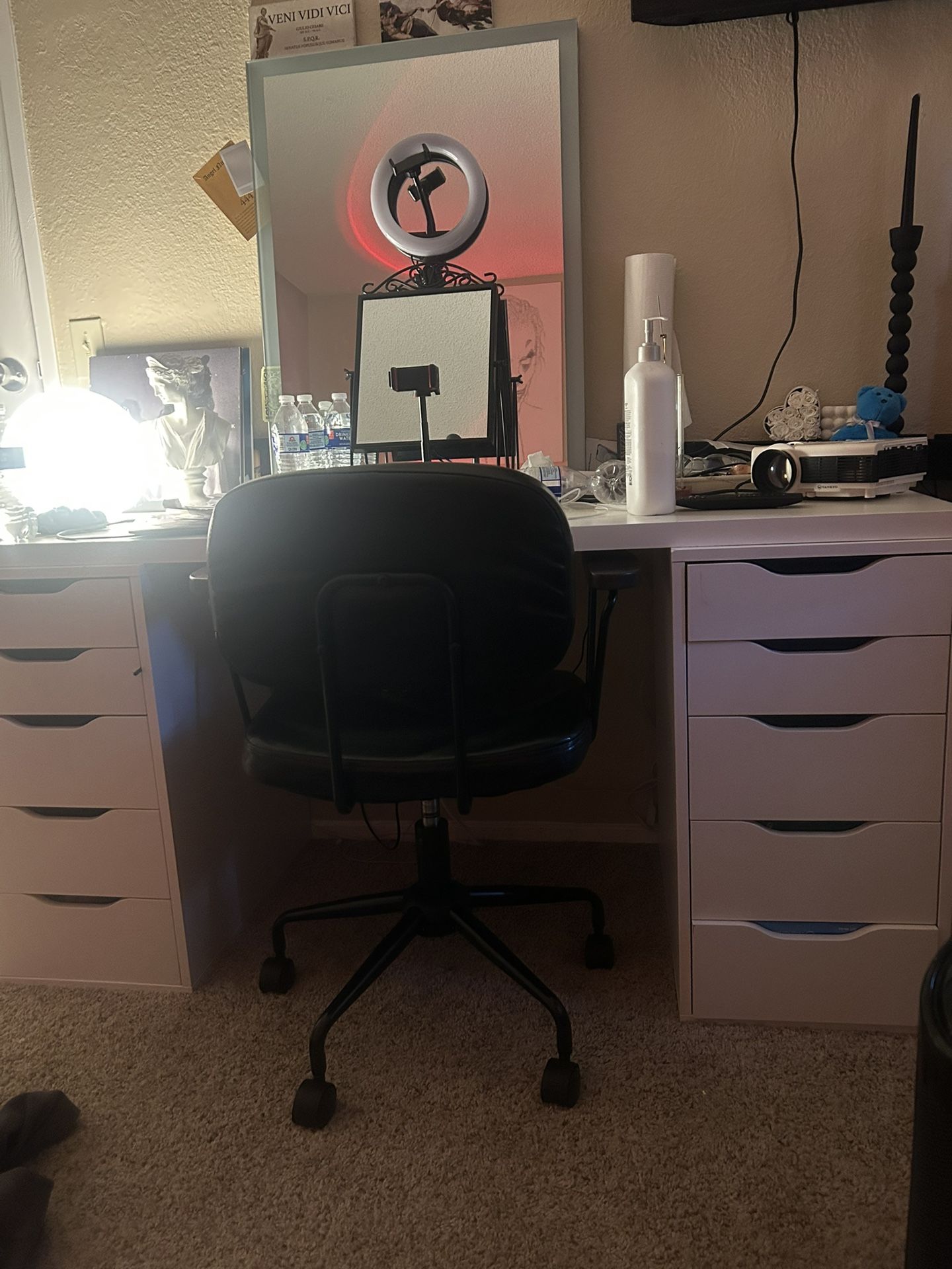 ikea dresser and table top vanity