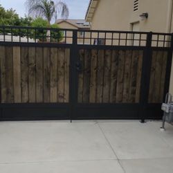 Gate With Wood 