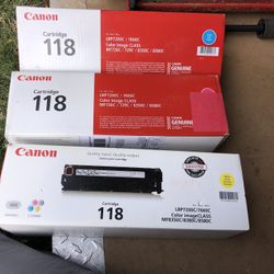 New  Canon Cartridges 118  