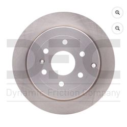 Rear Dynamic Friction Company Disc Brake Rotor 5 (1) For 2007-2010 Saturn Outlook, 2007-2016 GMC Acadia, 2008-2017 Buick Enclave, 2009-2017 Ch