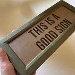 11.5” Metal Sign 