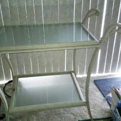 Indoor/outdoor bar cart