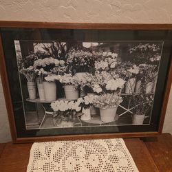 "Boutique Fleurs, rue de Vaugirard" framed print