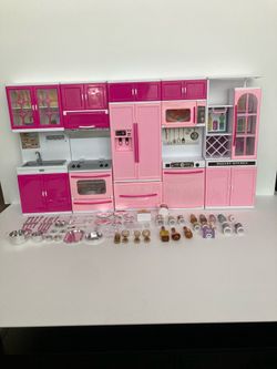 Barbie modern kitchen for dollhouse