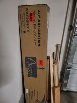 Awoco 48" Indoor Air Curtain 2 speeds