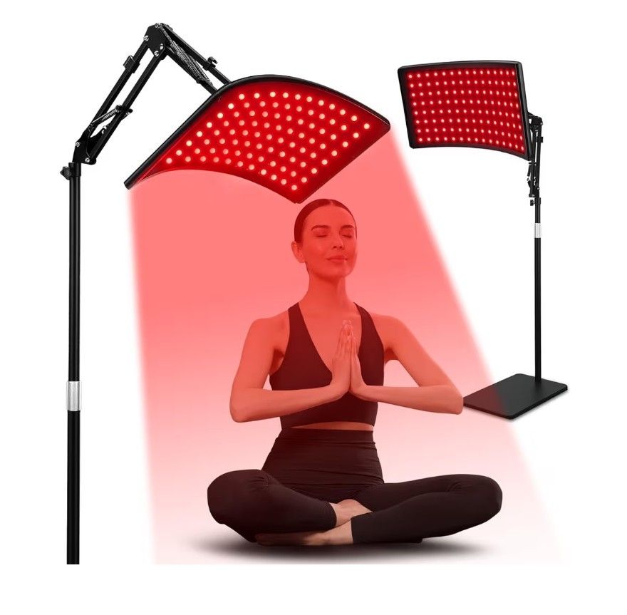 Infrared Light Therapy Lamp with Stand Led 660nm Red Light-Therapy& 850nm Infrared Light Device for Body