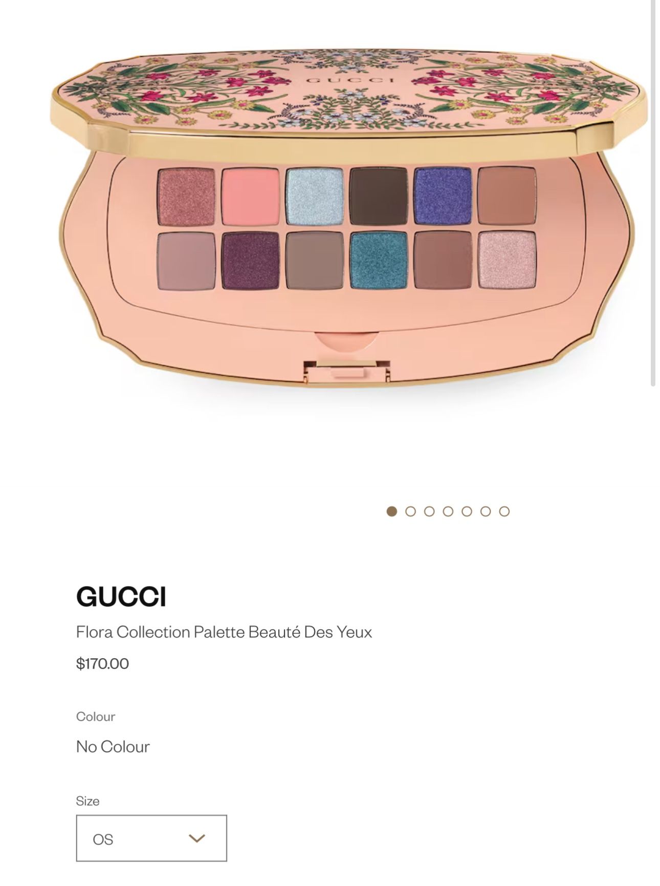 Gucci flora palette bnib lipstick not included
