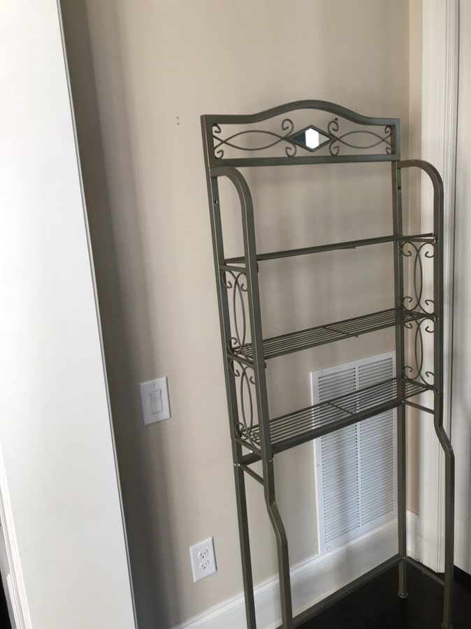 Tall Bathroom Space Saver Shelf!