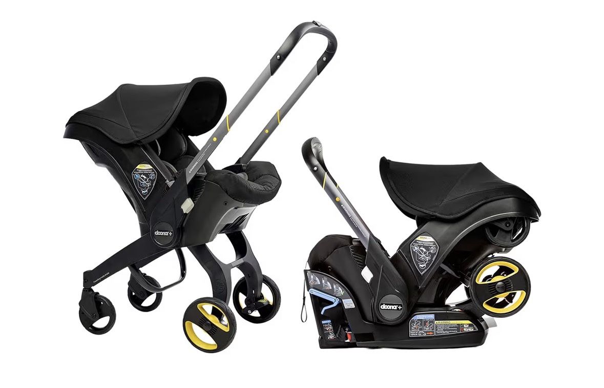 NEW IN BOX Doona Car Seat & Stroller, Nitro Black - All-in-One Travel System Retail $650