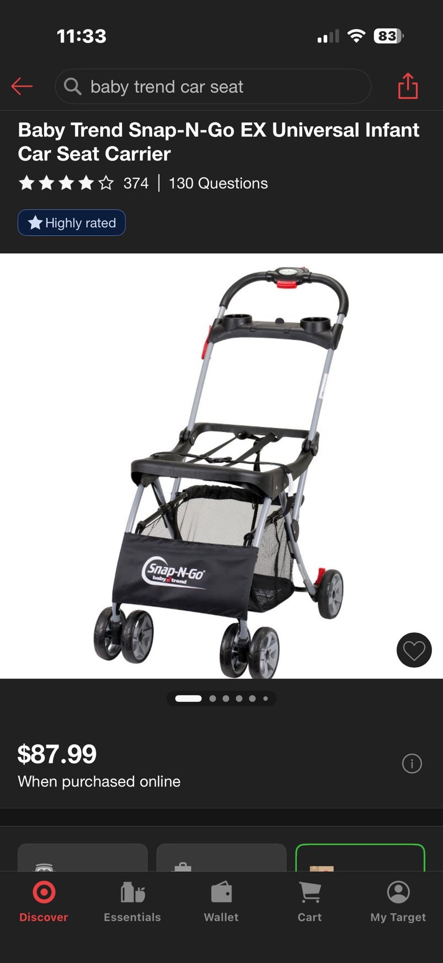 Baby Trend Car Seat Base And Stroller