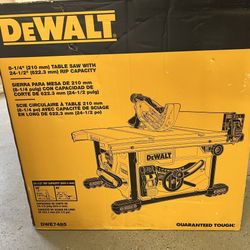 Dewalt Table Saw 8.25”