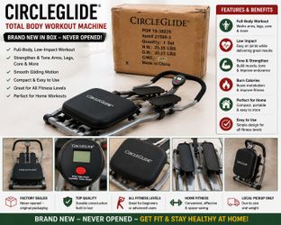 Brand New CircleGlide Total Body Workout Machine – Factory Sealed Never Opened