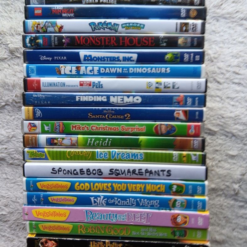 2 For $3 or $2 each, Kids & Animation DVDs for Sale in Auburn, WA