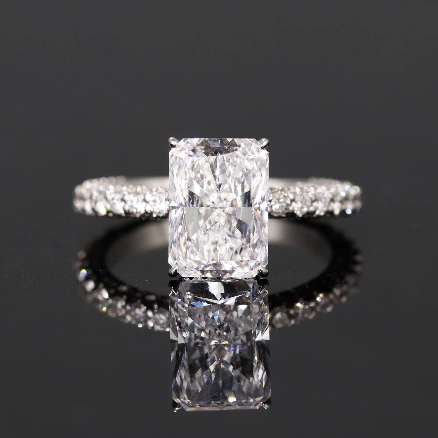 Engagement Diamond Ring 3-Carat D Color Lab Diamond Ring!