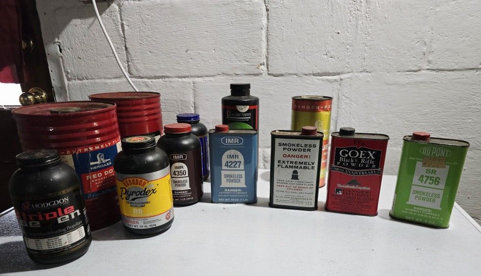 Antique Powder Cans