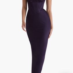 House of cb DUPE corset purple dress