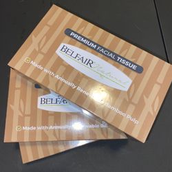 Premium Facial Tissue - Belfair Natural