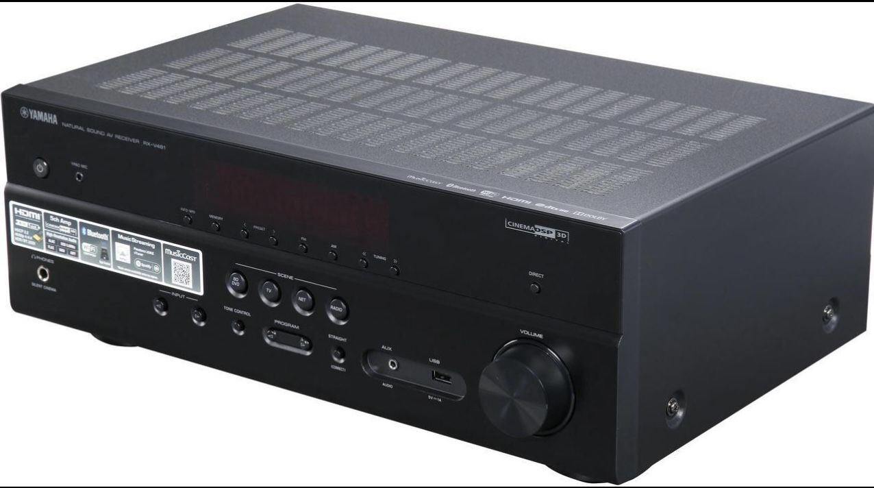Yamaha RX-V481 5.1-Channel Network A/V Receiver, Black, Used