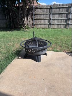 Fire pit, Wood, and wood stand