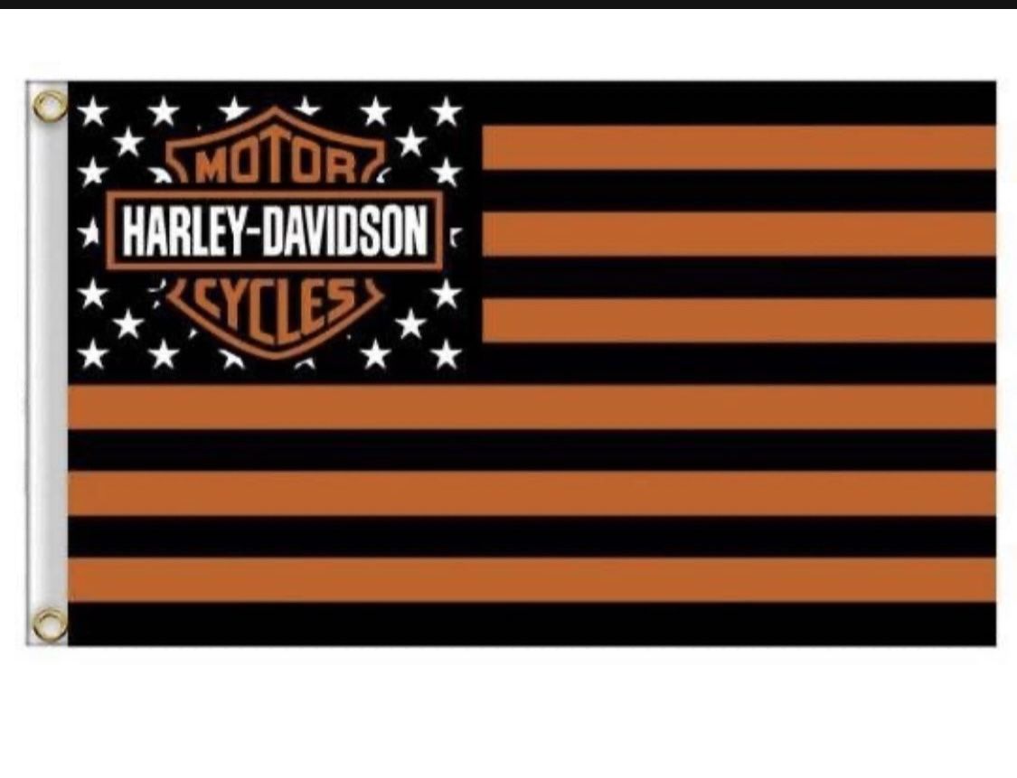 FLAGS Harley Davidson, Raider, Dodgers! 