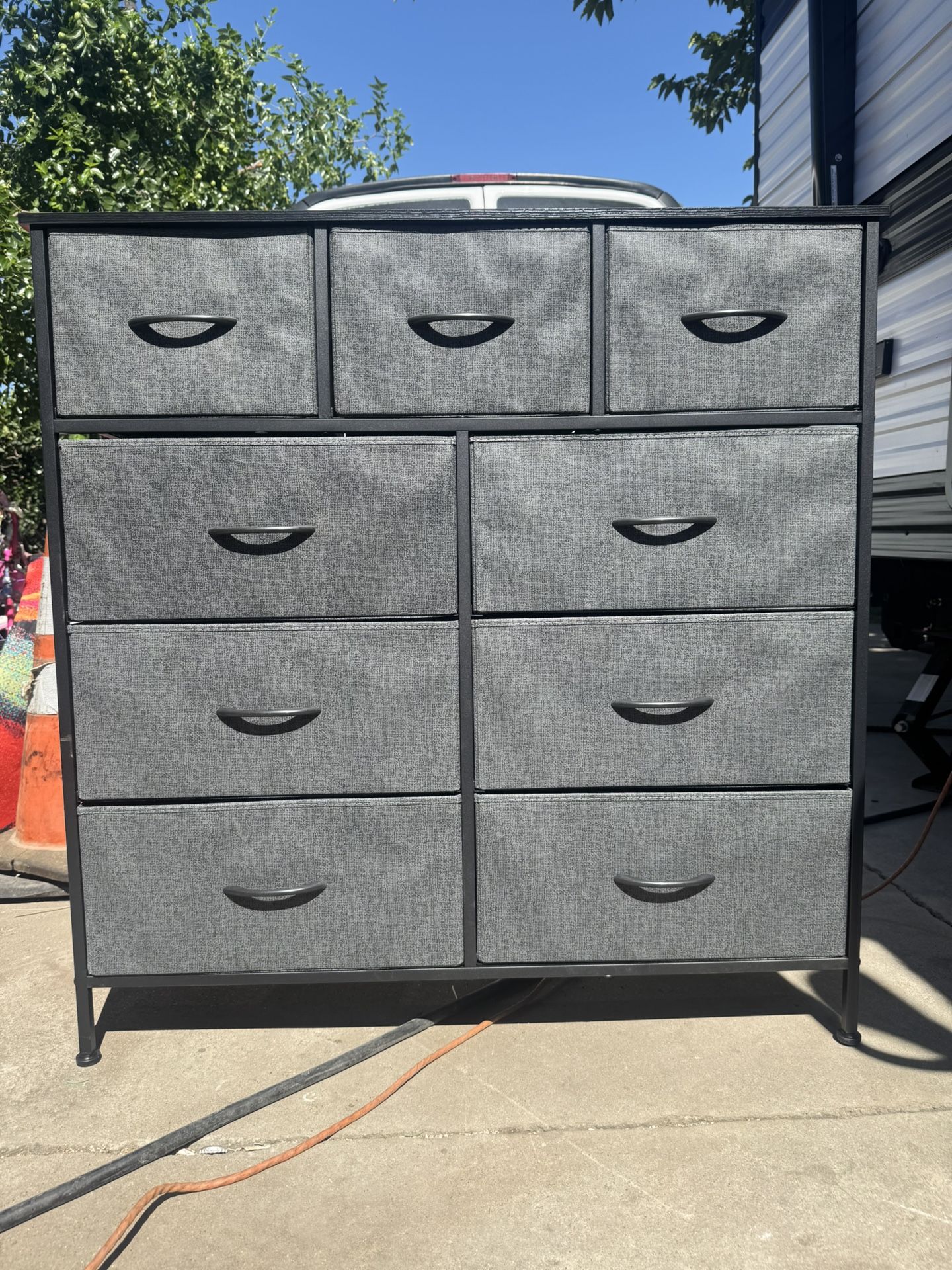 9-Drawer Fabric Storage Dresser