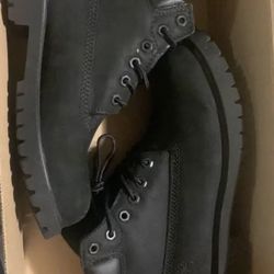 Black Construction Timberland Size 10c