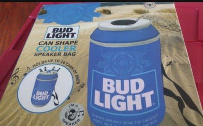 Bud Light Can Shape Cooler Bluetooth Speaker Bag