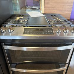 GE Gas Range JGSS86SPSS Double Oven Air Fry