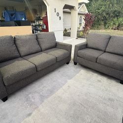 Set Of Loveseat And Sofa 