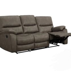Barcalounger Fabric Reclining Sofa