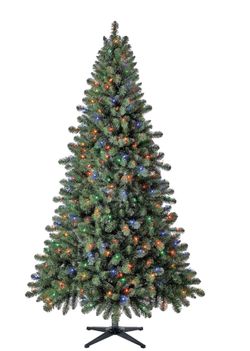 Holiday Time 7 FT Pre-Lit Christmas Tree – Color Changing LED Lights