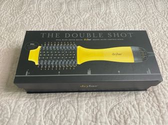 Double shot blow dry brush