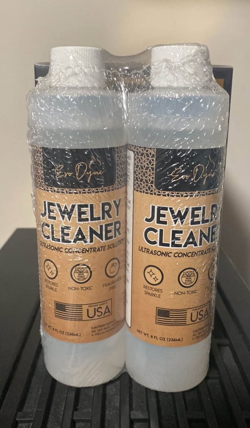 Ultrasonic Jewelry Cleaner Solution (16Oz) Concentrated Jewelry Cleaner